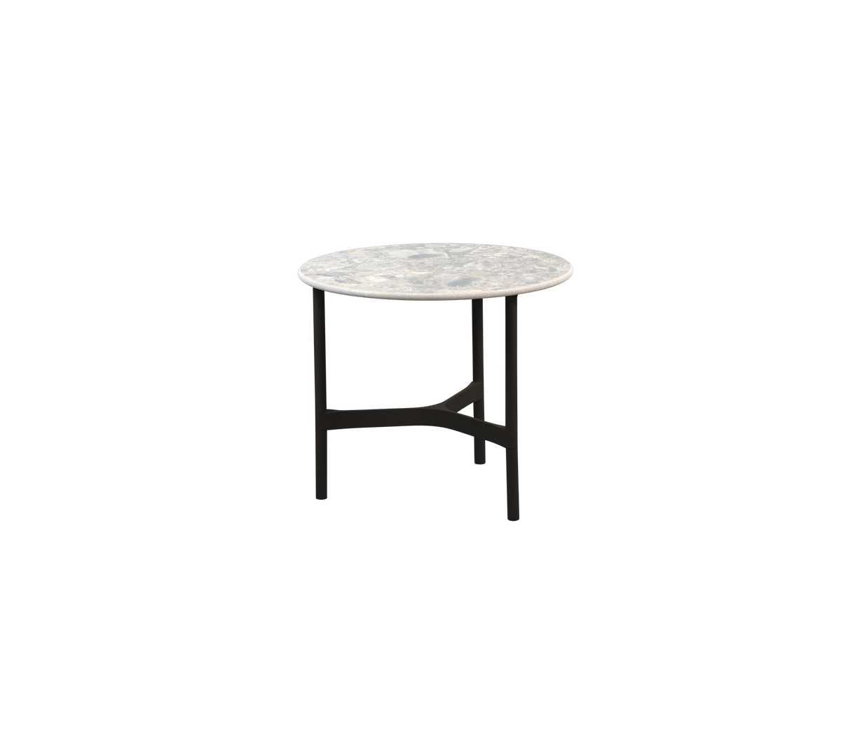 Cane-line Twist sofabord liten Ø45 cm. Velg understell og bordplate