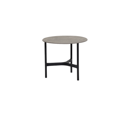 Cane-line Twist sofabord liten Ø45 cm. Velg understell og bordplate