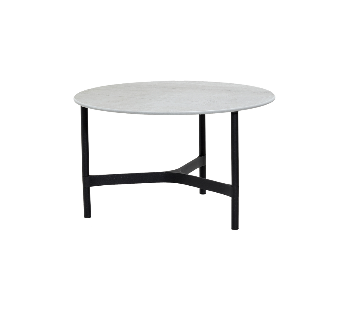 Cane-line Twist sofabord medium Ø70 cm. Velg understell og bordplate