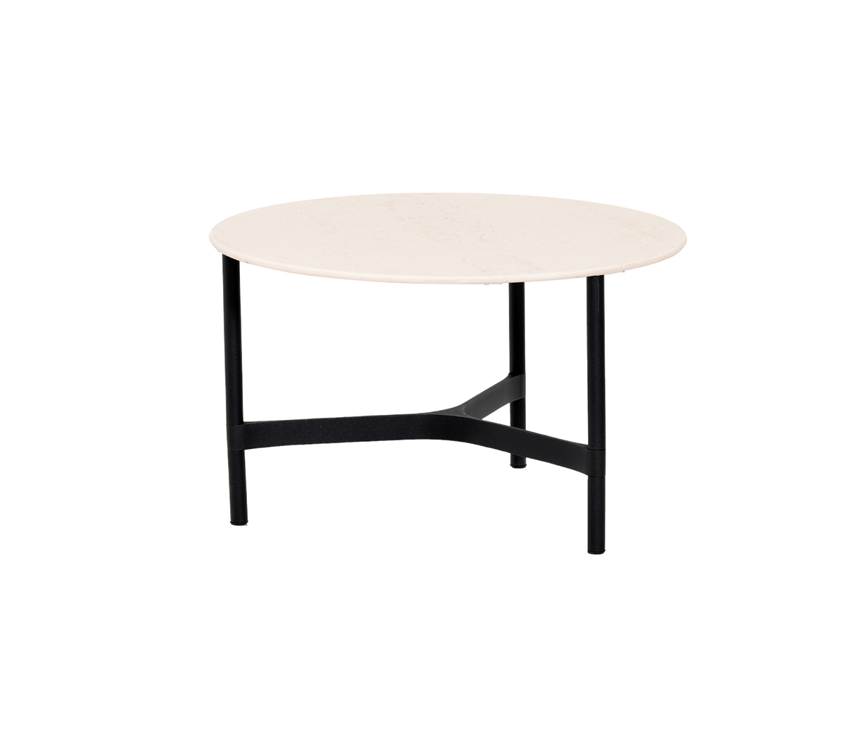 Cane-line Twist sofabord medium Ø70 cm. Velg understell og bordplate