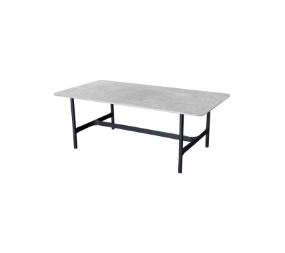 Cane-line Twist sofabord rektangulært 120×60 cm. Velg understell og bordplate