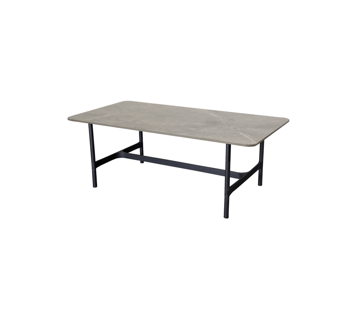 Cane-line Twist sofabord rektangulært 120×60 cm. Velg understell og bordplate