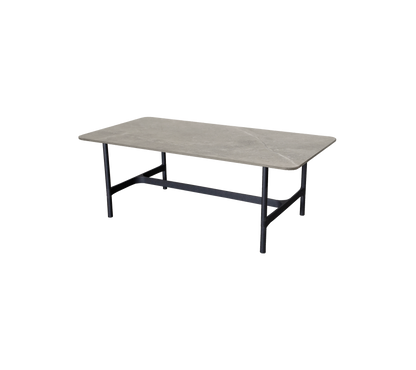 Cane-line Twist sofabord rektangulært 120×60 cm. Velg understell og bordplate