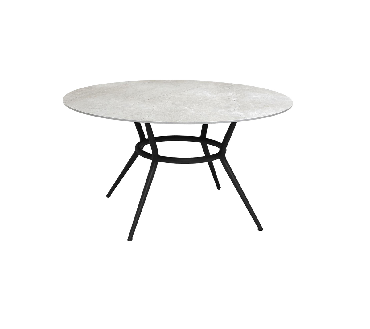 Cane-line Joy spisebord Ø144 cm. Velg understell og bordplate