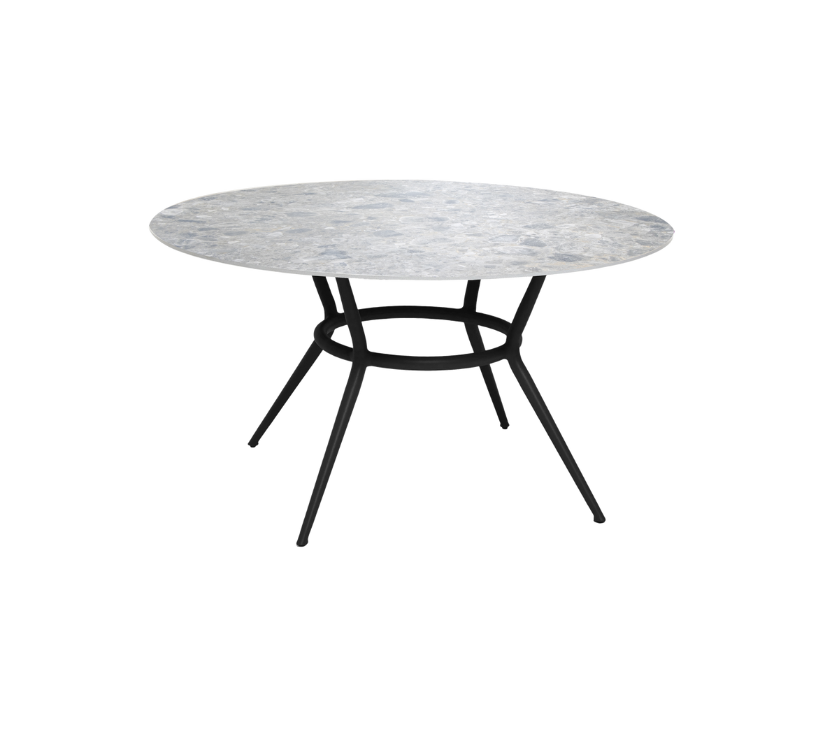Cane-line Joy spisebord Ø144 cm. Velg understell og bordplate