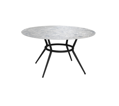 Cane-line Joy spisebord Ø144 cm. Velg understell og bordplate