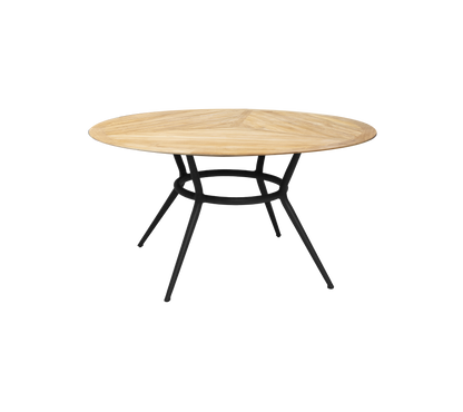 Cane-line Joy spisebord Ø144 cm. Velg understell og bordplate