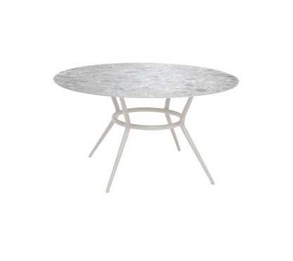 Cane-line Joy spisebord Ø144 cm – Sand, aluminium / Multi colour, keramikk