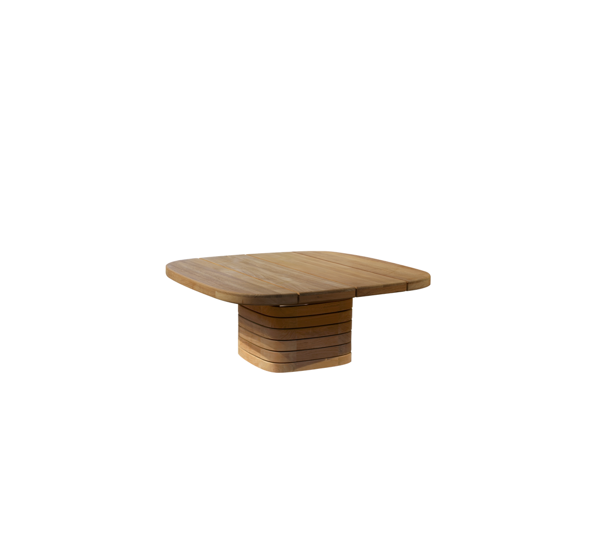 Cane-line Mellow sofabord 90×90 cm, teak understell