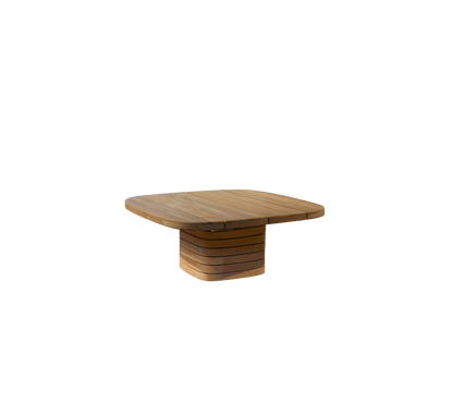 Cane-line Mellow sofabord 90×90 cm, teak understell