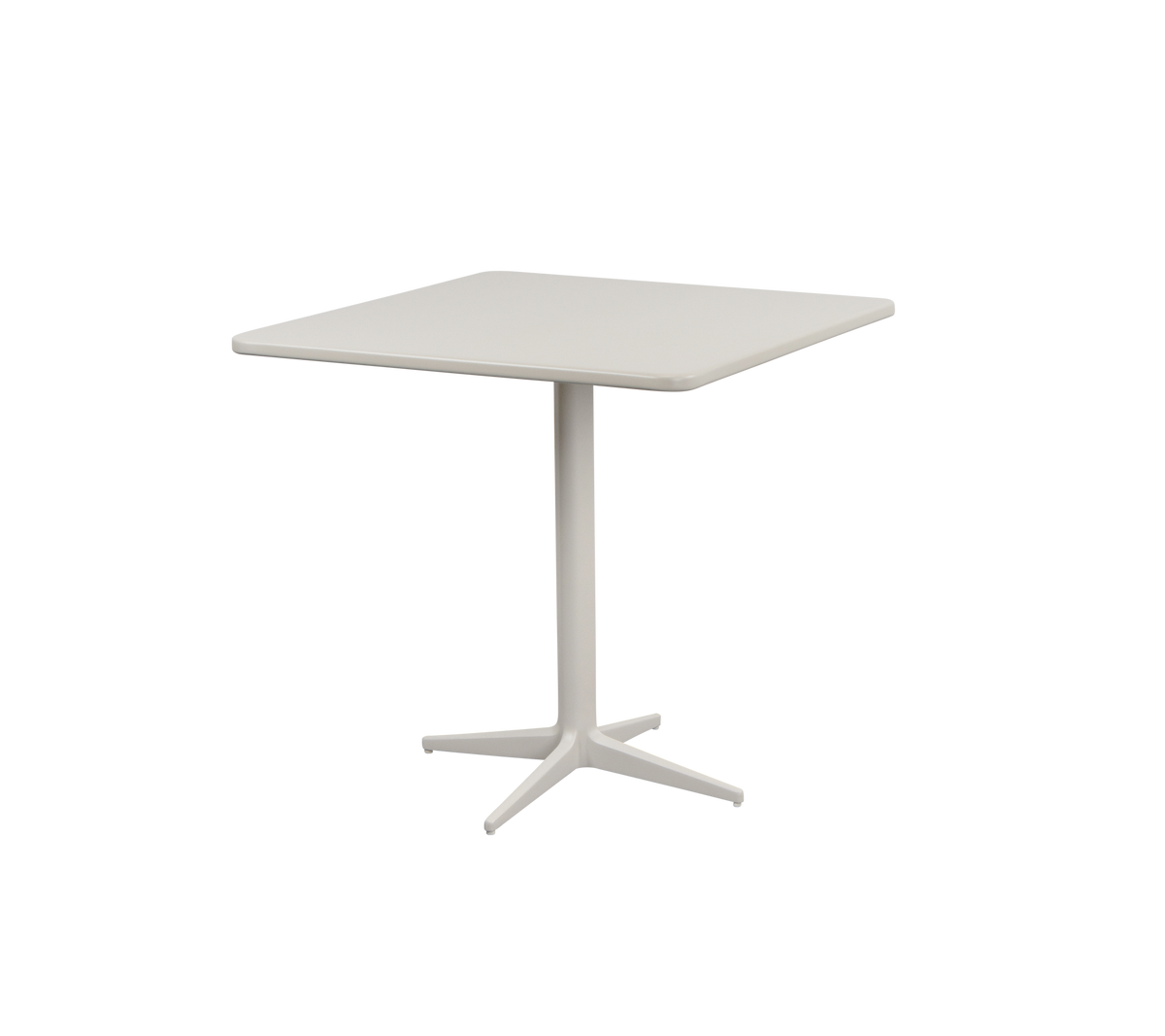 Cane-line Drop kafébord 75×75 cm – Sand, aluminium / Sand, aluminium