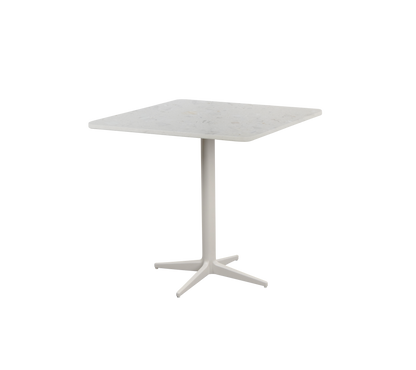 Cane-line Drop kafébord 75×75 cm – Sand, aluminium / Sand multi colour, HI-Core