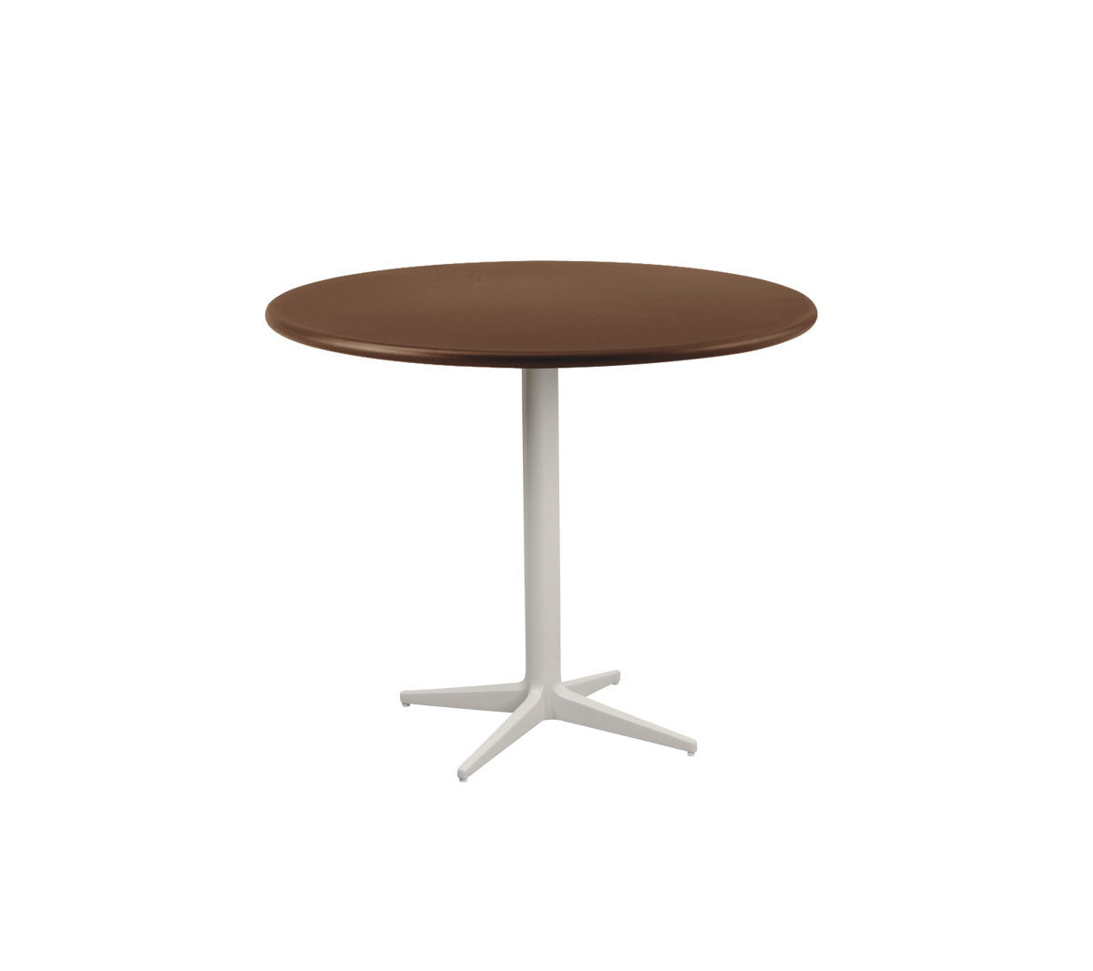 Cane-line Drop kafébord Ø 80 cm – Sand, aluminium / Desert red, aluminium