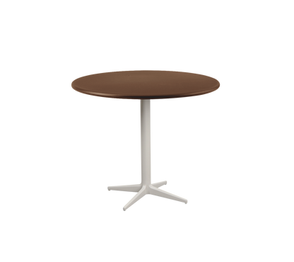 Cane-line Drop kafébord Ø 80 cm – Sand, aluminium / Desert red, aluminium