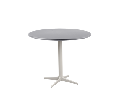 Cane-line Drop kafébord Ø 80 cm – Sand, aluminium / Lava grey, aluminium