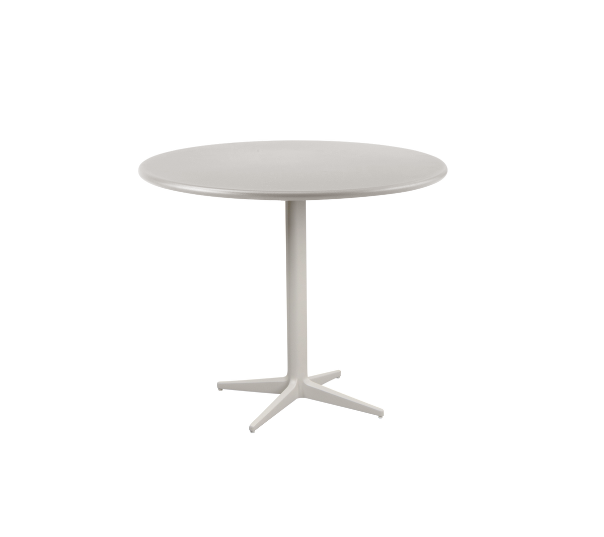 Cane-line Drop kafébord Ø 80 cm – Sand, aluminium / Sand, aluminium
