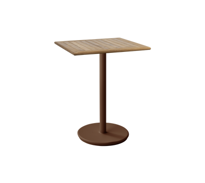 Cane-line Go kafébord 72×72 cm, teak. Velg understell