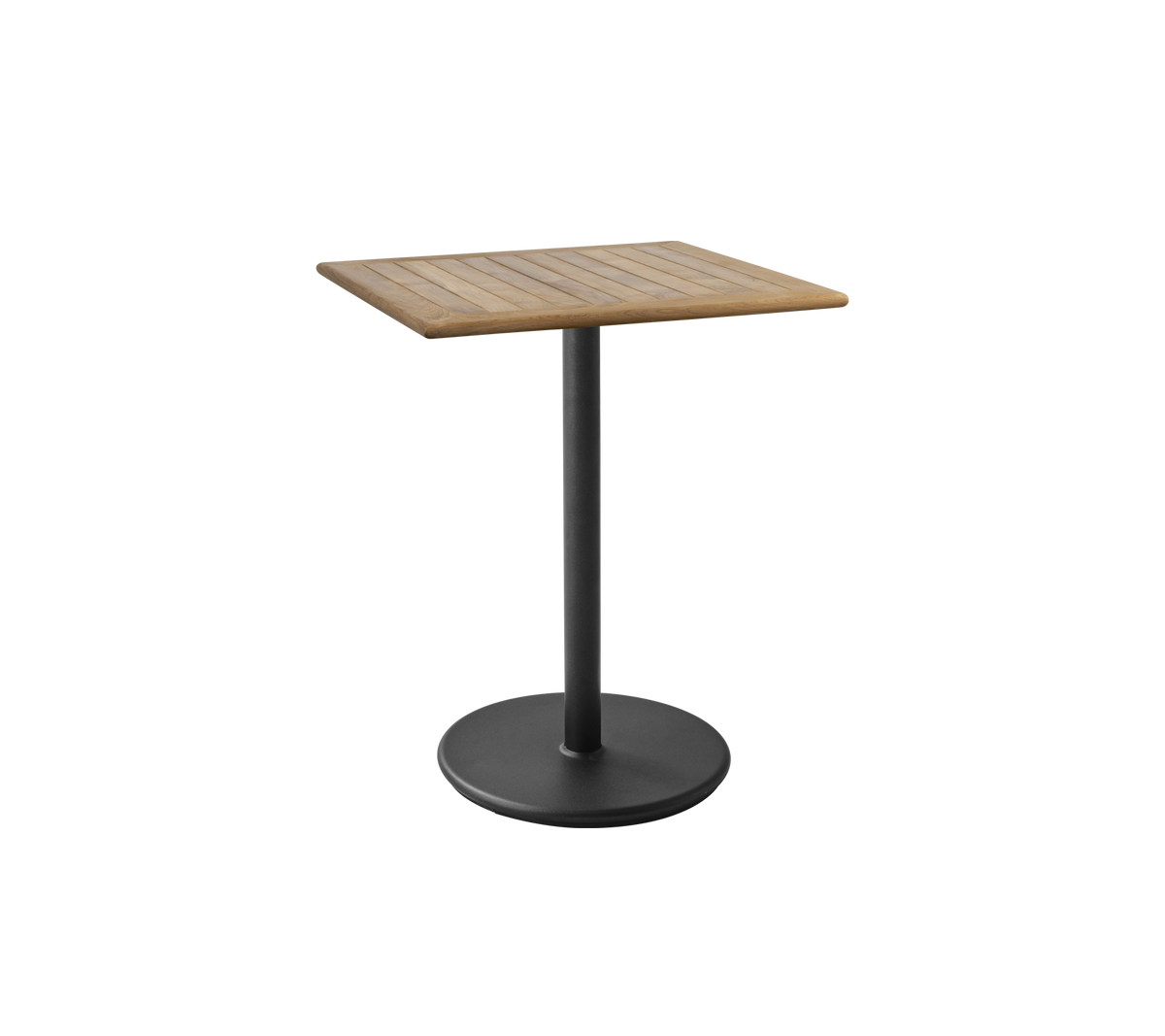 Cane-line Go kafébord 72×72 cm, teak. Velg understell