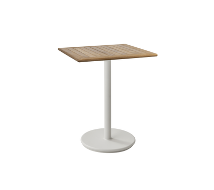Cane-line Go kafébord 72×72 cm, teak. Velg understell