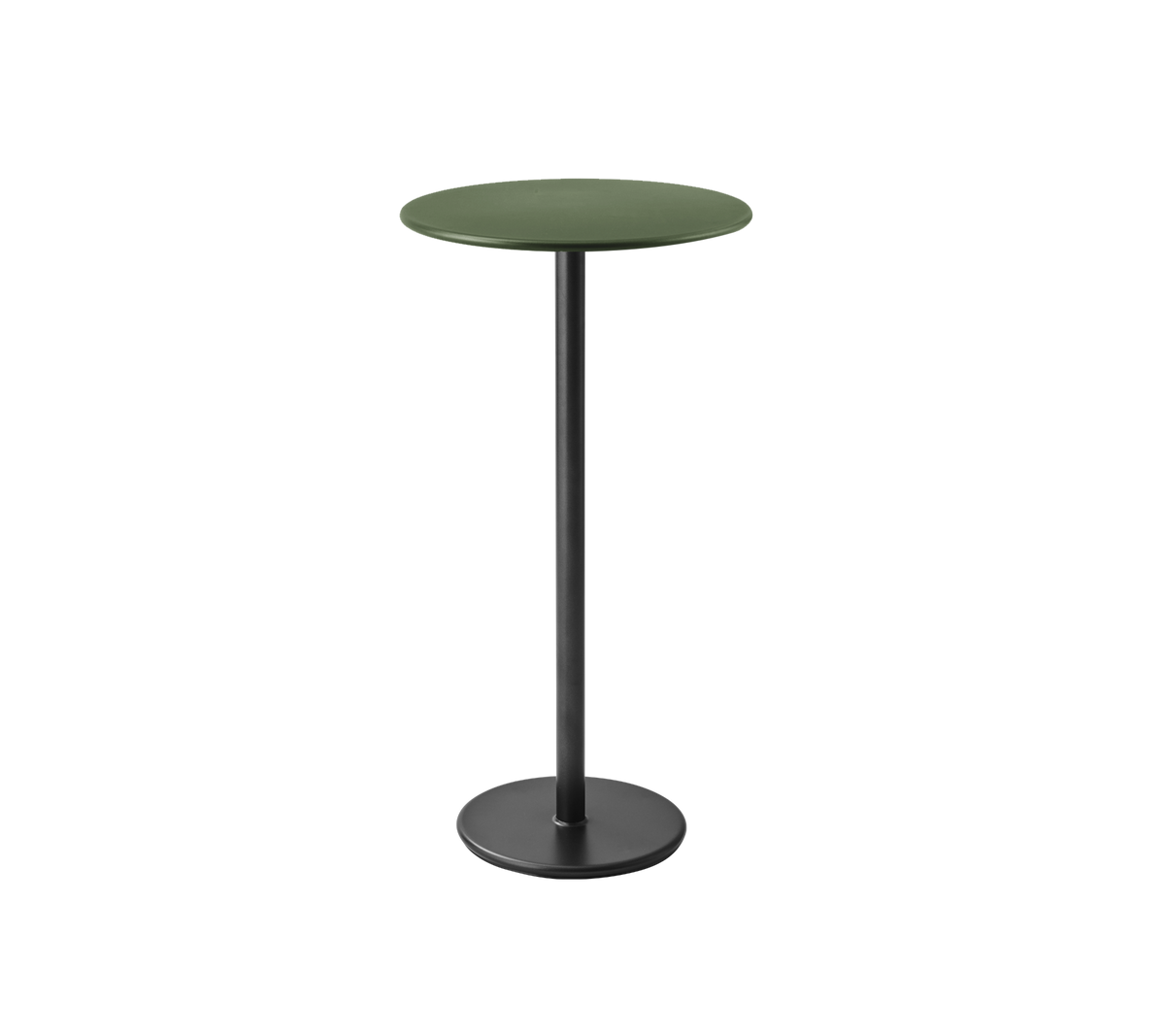 Cane-line Go barbord Ø60 cm. Velg understell og bordplate