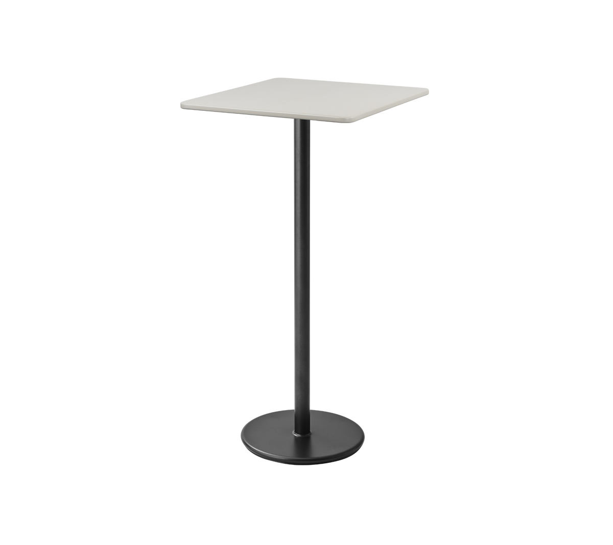 Cane-line Go barbord 75×75 cm. Velg understell og bordplate