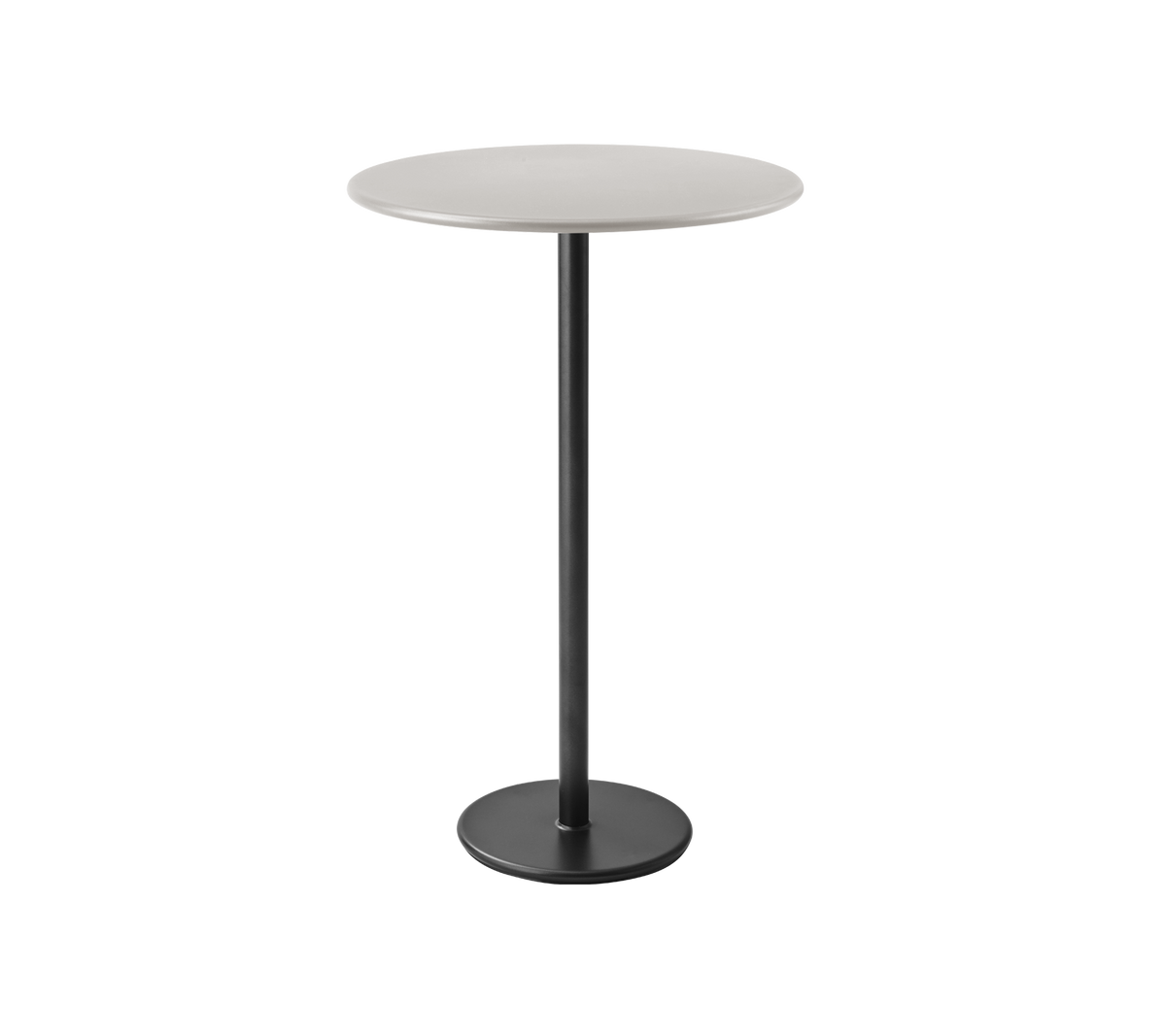 Cane-line Go barbord Ø80 cm. Velg understell og bordplate