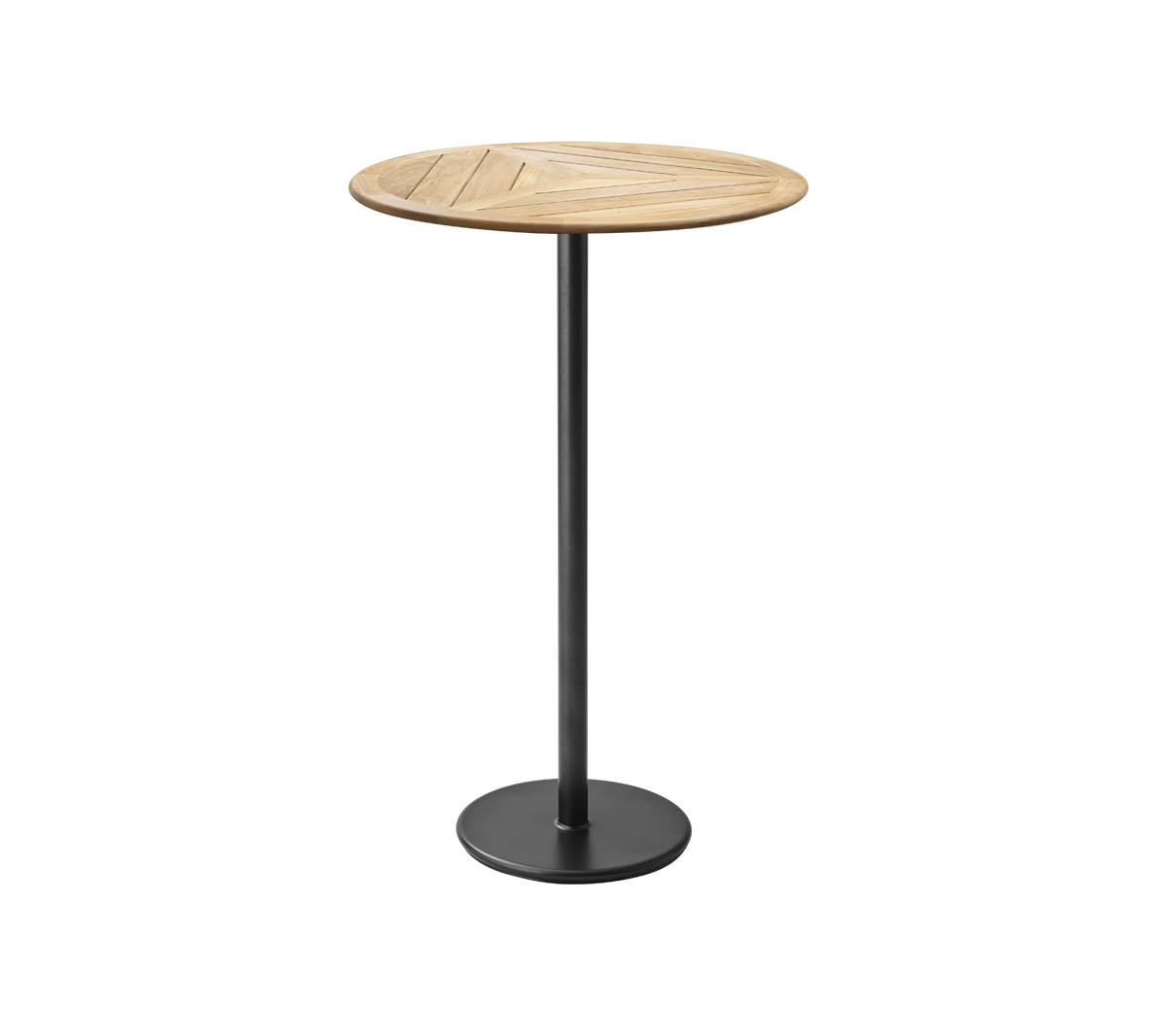 Cane-line Go barbord Ø80 cm. Velg understell og bordplate