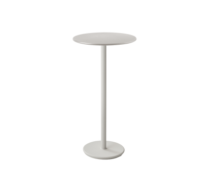 Cane-line Go barbord Ø60 cm – Sand, aluminium / Sand, aluminium