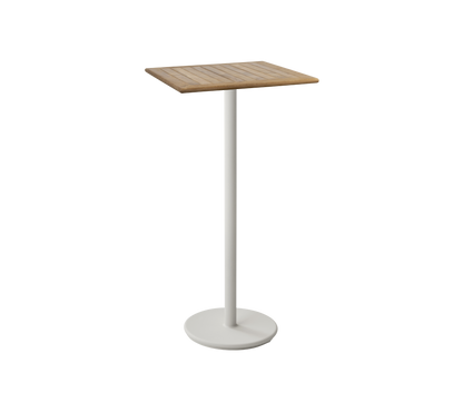 Cane-line Go barbord 72×72 cm, teak. Velg understell
