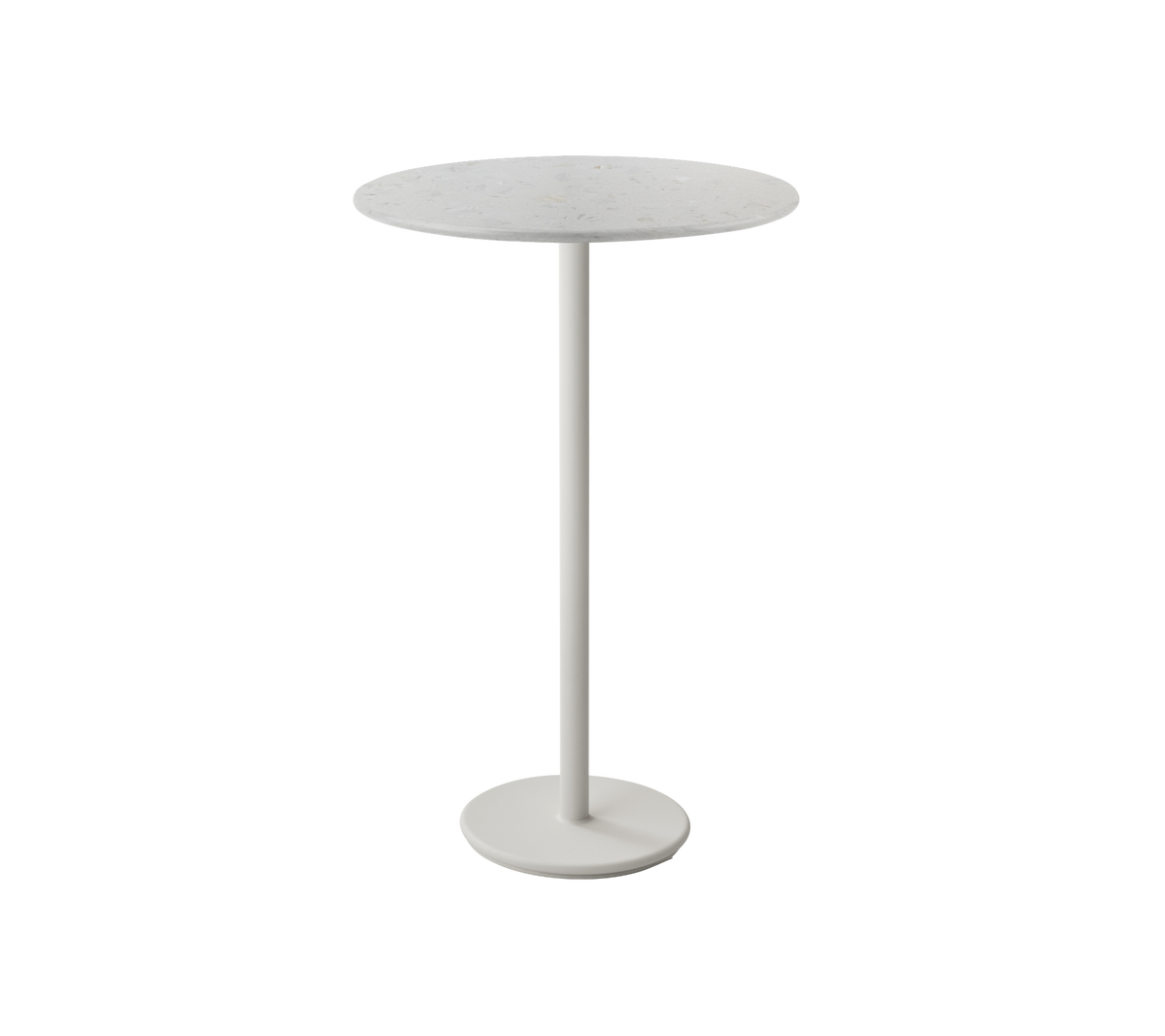 Cane-line Go barbord Ø80 cm – Sand, aluminium / Sand multi colour, HI-Core