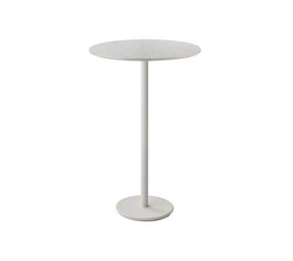 Cane-line Go barbord Ø80 cm – Sand, aluminium / Sand multi colour, HI-Core