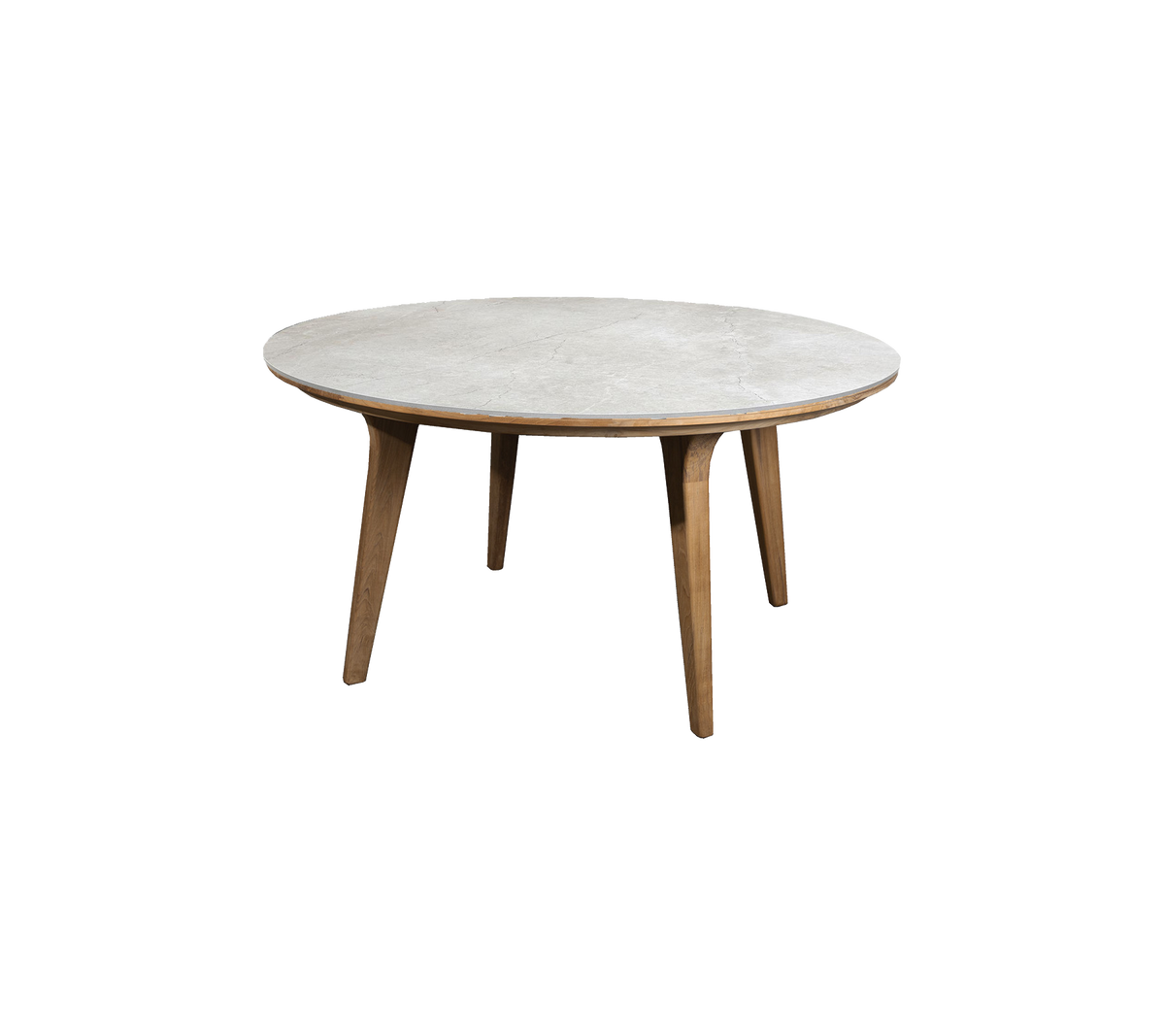 Cane-line Aspect spisebord – Teak / Fossil grey, keramikk
