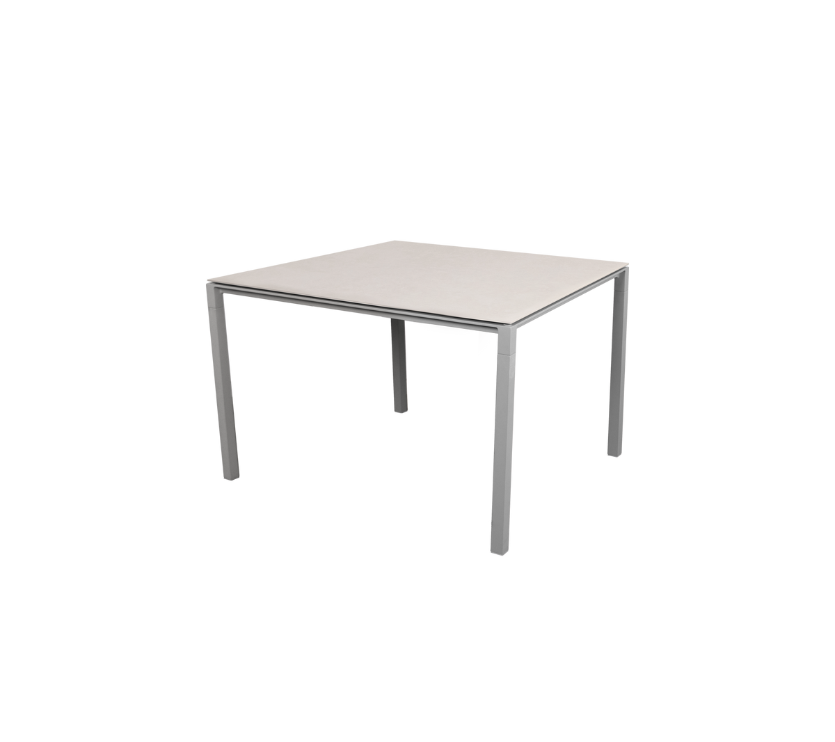Cane-line Pure spisebord 100×100 cm