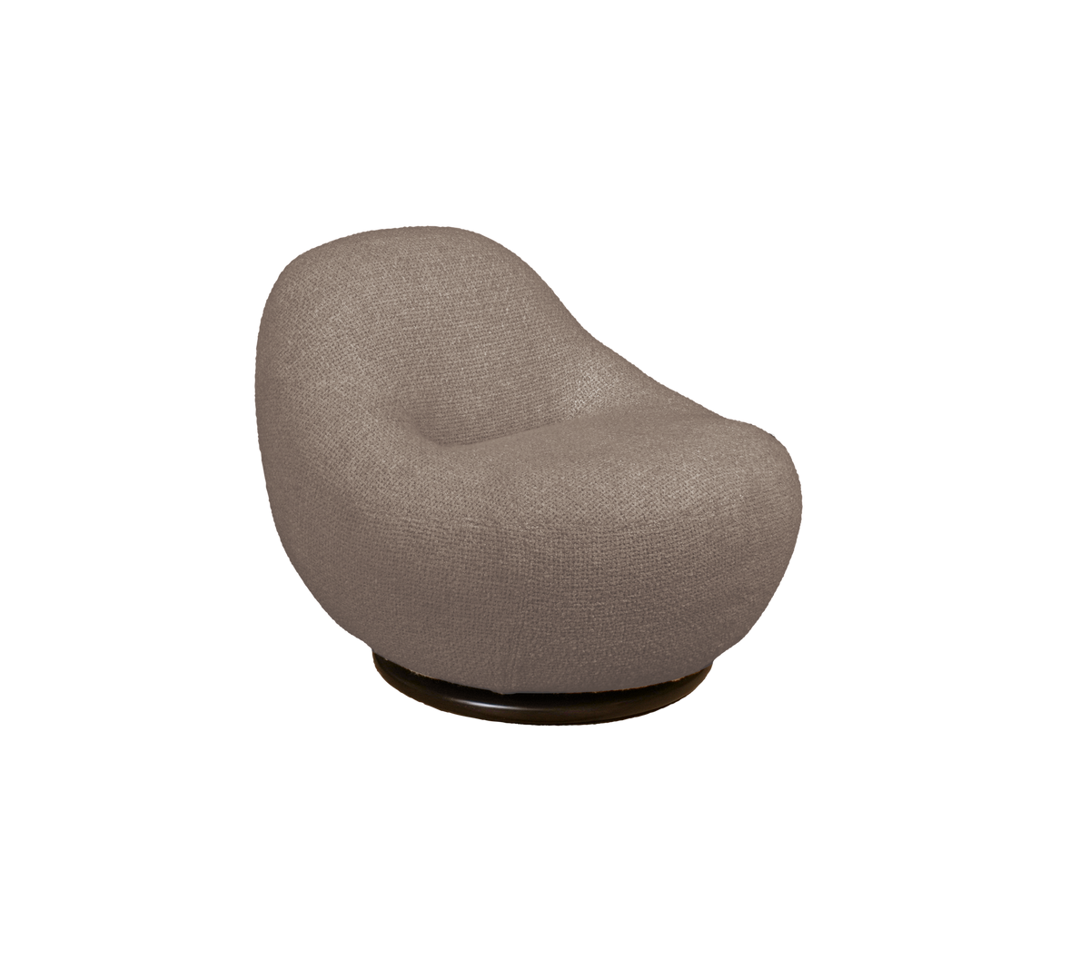 Cane-line Gem lenestol m/svingbart mahogniunderstell – Brown, Prosecco