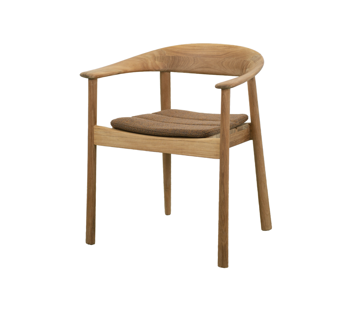 Cane-line Majestic stol m/armlener, teak