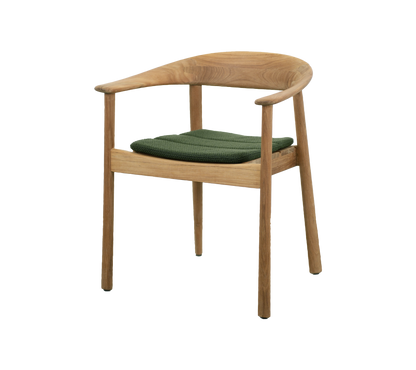 Cane-line Majestic stol m/armlener, teak