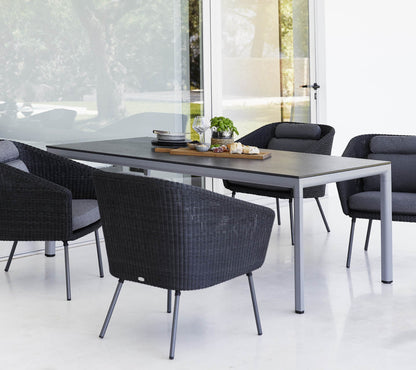Cane-line Drop spisebord 200×100 cm – miljøbilde