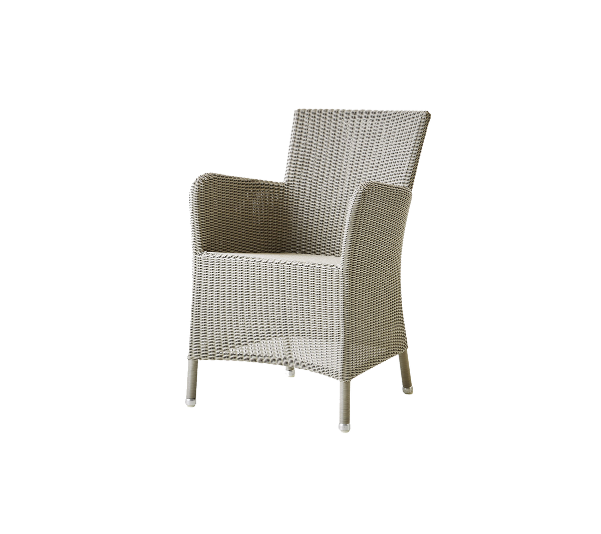 Cane-line Hampsted stol – Taupe, small round Weave / Uten setepute
