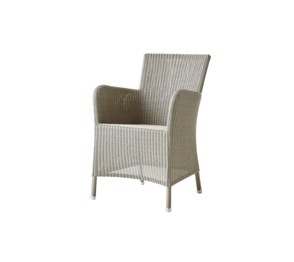 Cane-line Hampsted stol – Taupe, small round Weave / Uten setepute