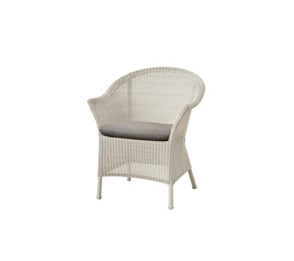 Cane-line Lansing stol – Sand, small round Weave / Taupe, Natté / Uten ryggpute