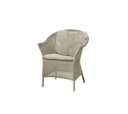 Cane-line Lansing stol – Taupe, small round Weave / Taupe, Free / Taupe, Free