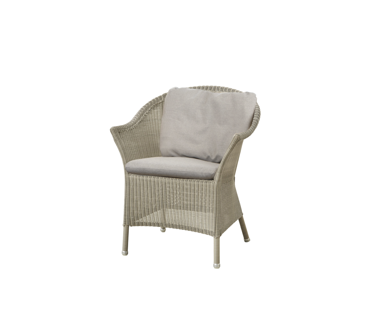 Cane-line Lansing stol – Taupe, small round Weave / Sand, Natté / Sand, Natté