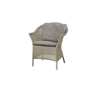 Cane-line Lansing stol – Taupe, small round Weave / Taupe, Natté / Taupe, Natté