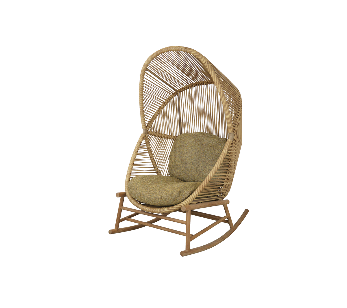 Cane-line Hive gyngestol, teak. Velg farge og putesett