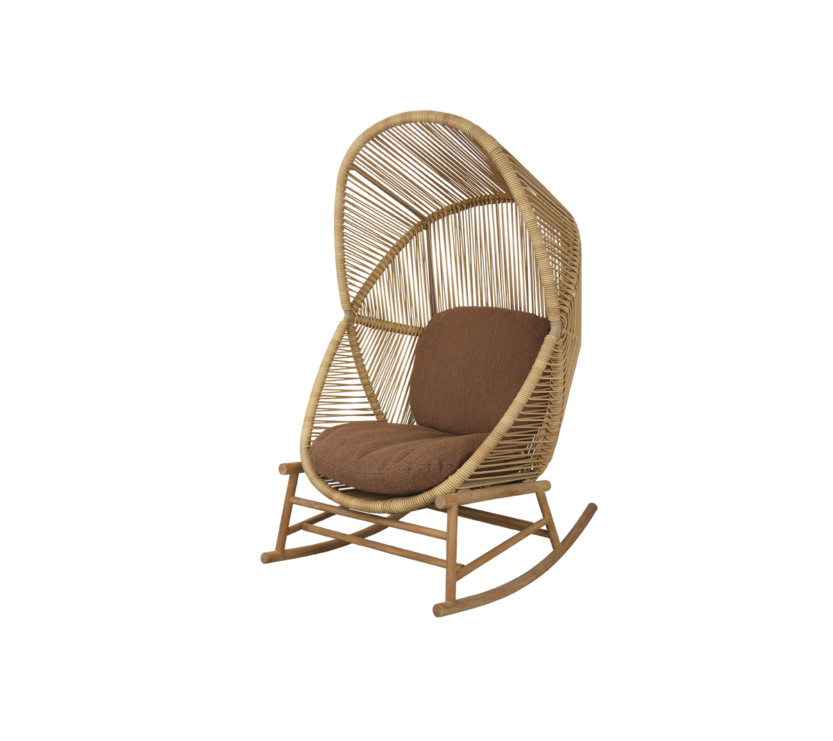 Cane-line Hive gyngestol, teak. Velg farge og putesett