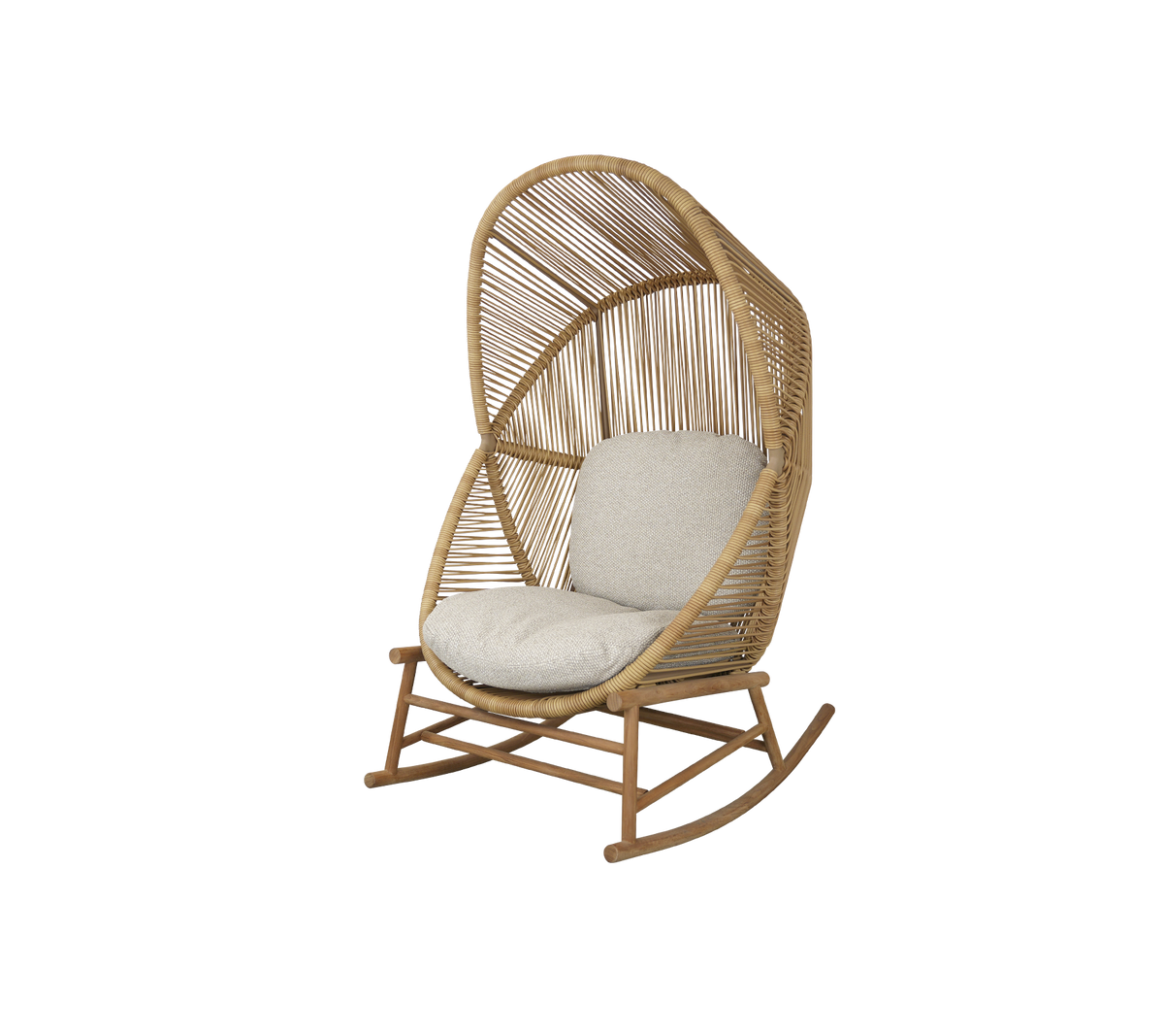 Cane-line Hive gyngestol, teak. Velg farge og putesett