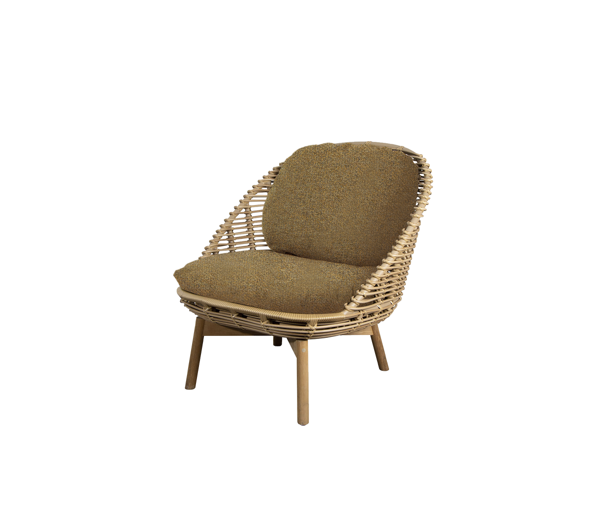 Cane-line Hive loungestol, teak. Velg putesett