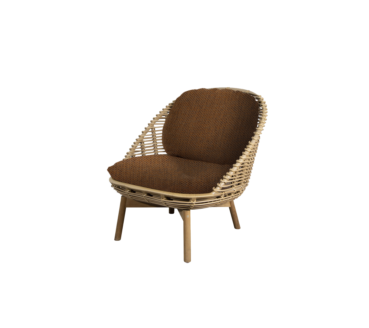 Cane-line Hive loungestol, teak. Velg putesett