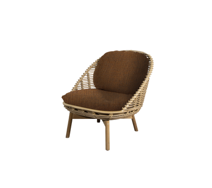 Cane-line Hive loungestol, teak. Velg putesett