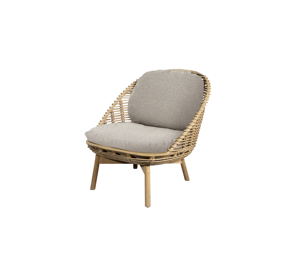 Cane-line Hive loungestol, teak. Velg putesett